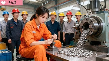Machines Failed To Create Part, But Poor Girl Made It By Hand—100 Engineers Shocked!