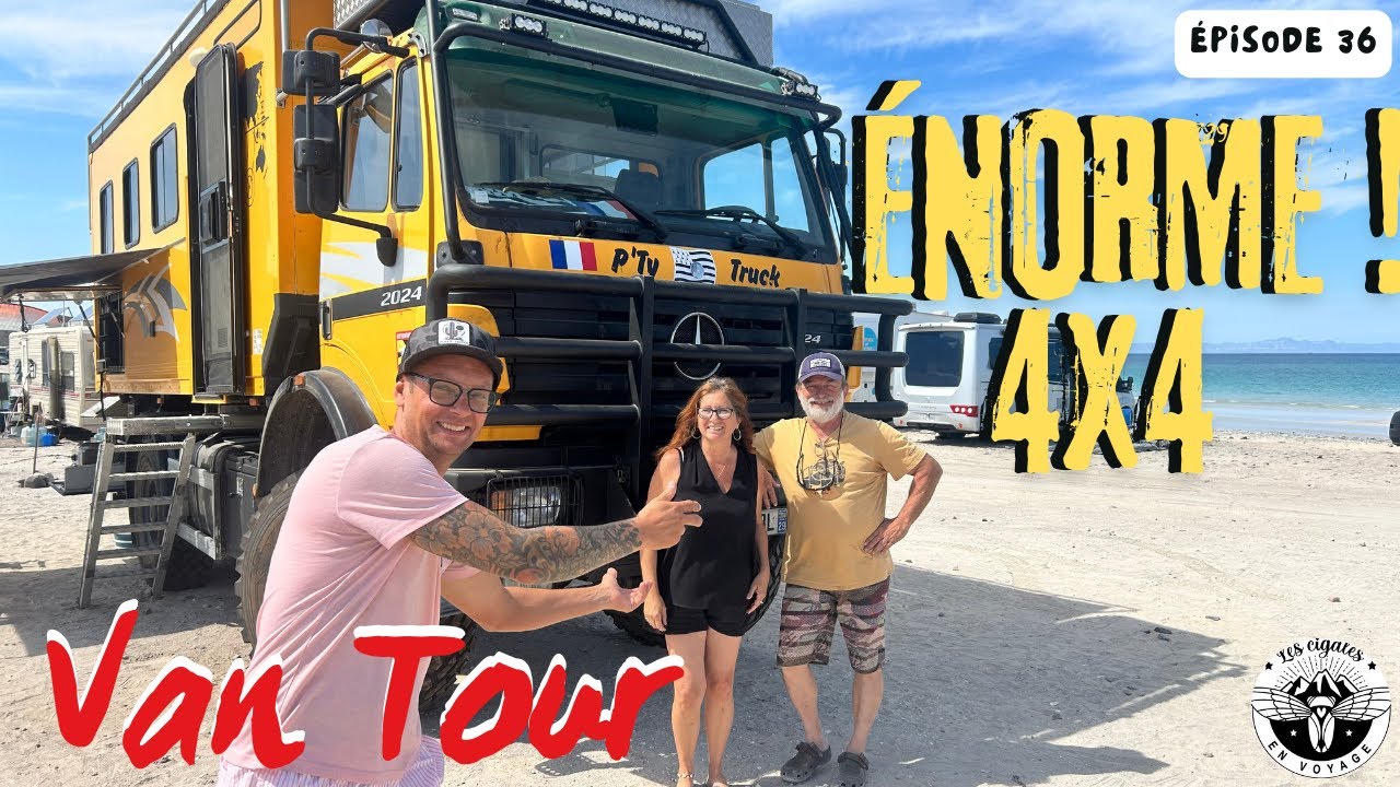 36. 😲 VAN TOUR : Un MÉGA CAMION 4x4 Aménagé !