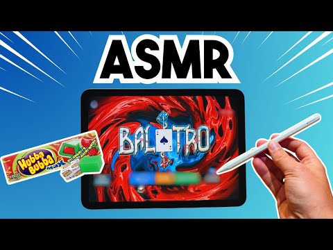 ASMR Playing Balatro on iPad 😴 (Gum Chewing & Whisper)
