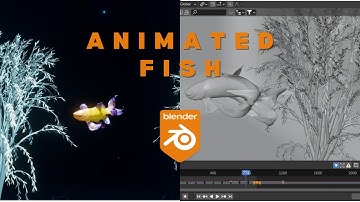 Blender 3D ANIMATED LOW-POLY FISH