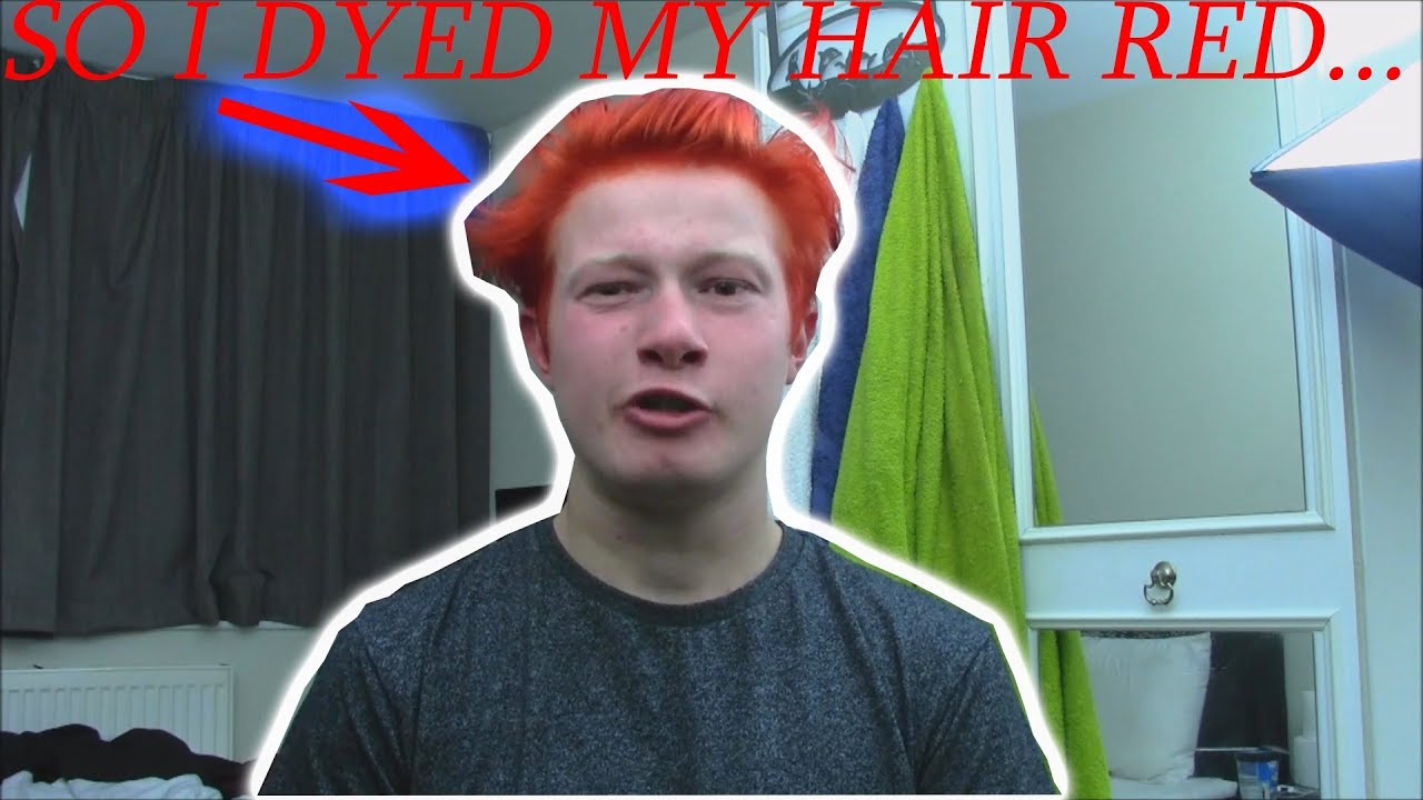 WHAT HAVE I DONE I DYED MY HAIR RED