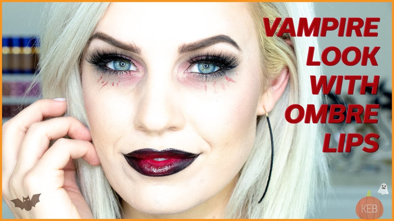 HALLOWEEN MAKEUP TUTORIAL - VAMPIRE | KEB - YouTube