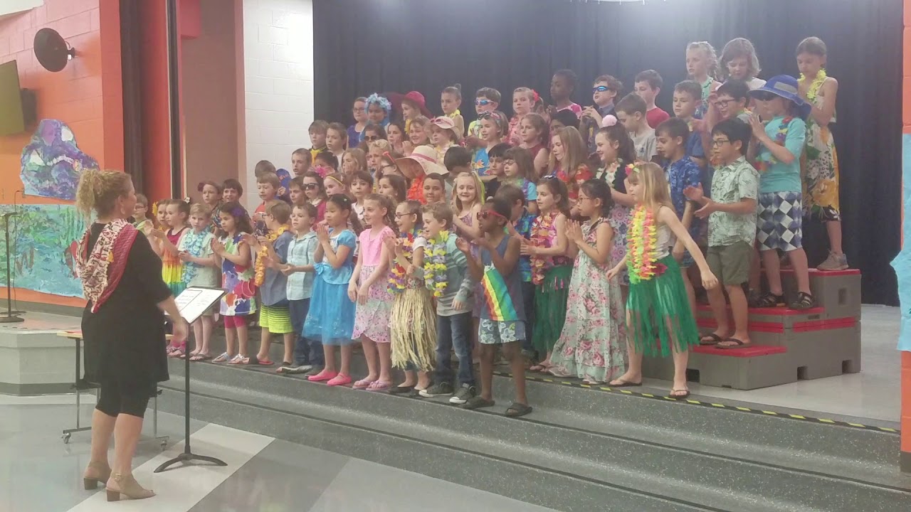 Kramer Elementary 2nd grade concert 2018 YouTube