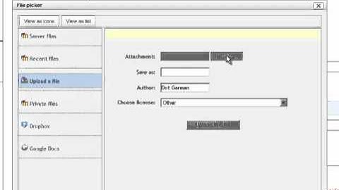 Moodle - The Folder Resource