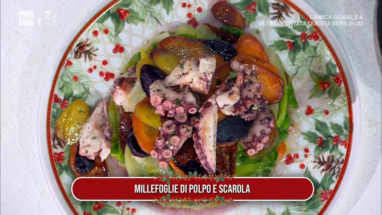 Millefoglie di polpo e scarola - È sempre mezzogiorno 09/12/2024