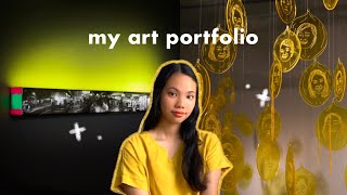 My IB ART Portfolio + Tips 🌟 Accepted Goldsmiths, UAL