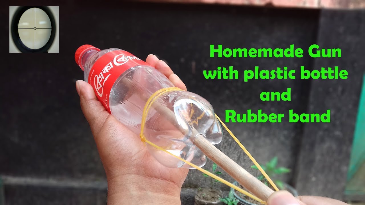 Life Hacks Idea Simple Mack Homemade Gun with plastic bottle and
