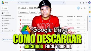 Google Drive ✅ ¿Cómo descargar archivos fácil y rápido con Google Drive @DjDarrelElapoderado ✔