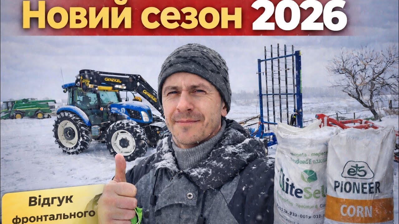 👋 Фронтальний навантажувач GENERAL‼️Чи готові до посівної? Насіння, борона-пружина і John Deere‼️