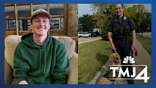UW-Milwaukee's first K-9 officer Ezmae provides stress relief for students