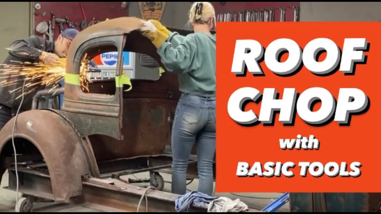 3" Roof Chop | 1934 Chevy ➡️ Bugatti Type 50 Coupe Conversion