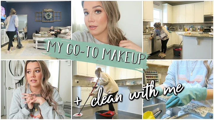 My Go-To Makeup Look & Clean With Me!