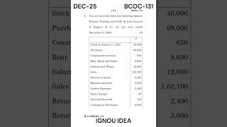 BCOC-131 #financialaccounting #question #paper #previousyearquestions #ignou #december2025 #june2026