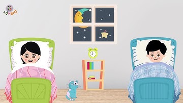 اذكار المساء للأطفال ، دعاء النوم #اطفال #كرتون_تعليمي_للأطفال
