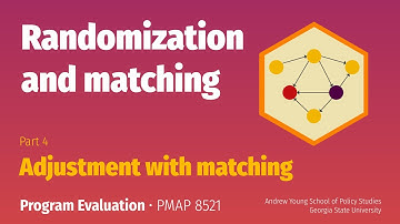 PMAP 8521 • (7) Randomization and matching: (4) Adjustment with matching