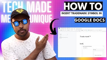 Google docs trademark symbol | how to insert trademark symbol in google docs