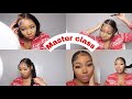 Low frontal ponytail | arrogant tae method