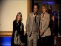 The MOJO Roots Award presented to Kate and Anna McGarrigle by Emmylou Harris