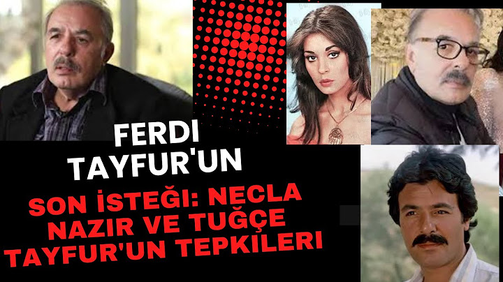 Ferdi Tayfur'un Son İsteği Necla Nazır ve Tuğçe Tayfur'un Tepkileri!