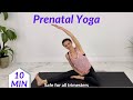 10 minute prenatal yoga  pregnancy yoga stretch your full body in 10 minutes