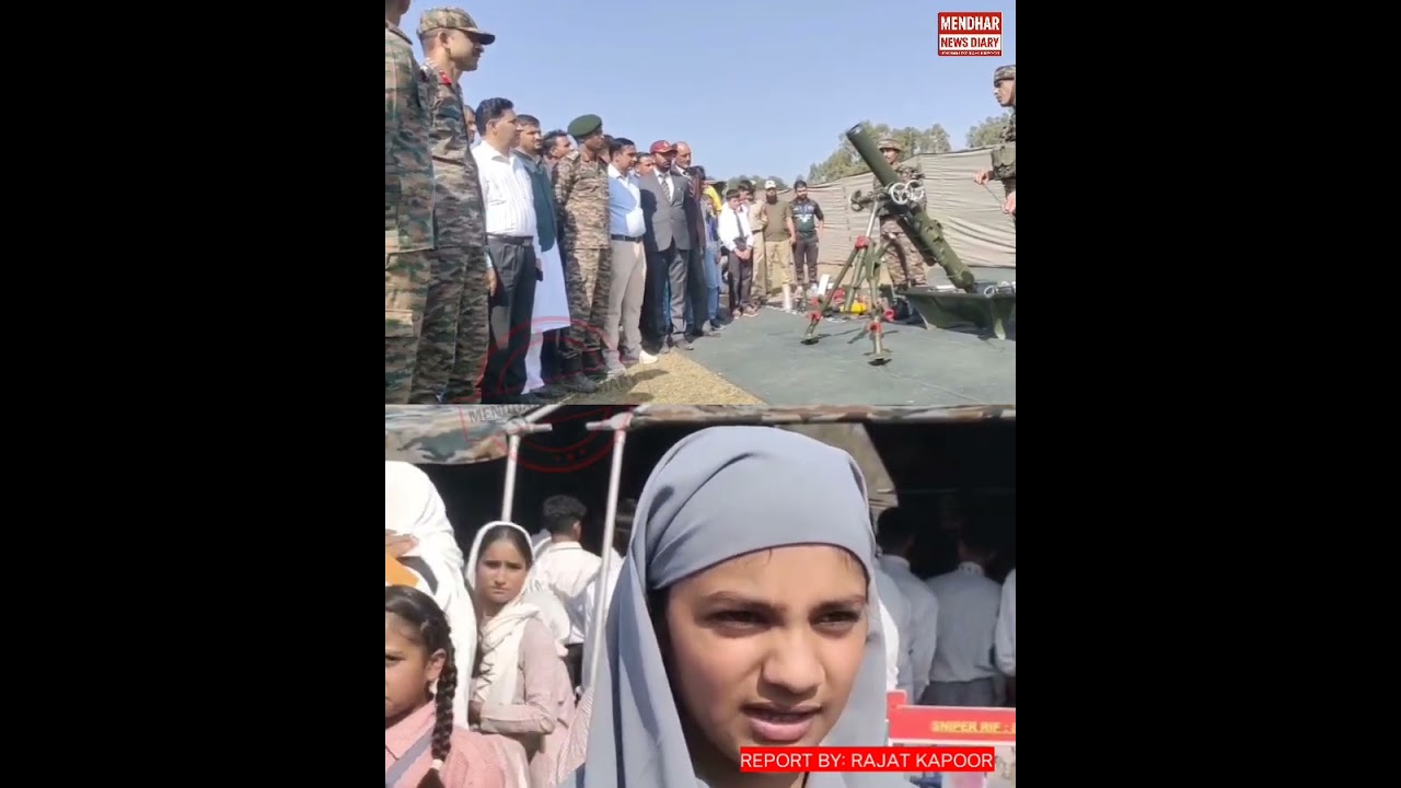 Mendhar:Indian Army Ne LOC Par Weapon Display Kiye...