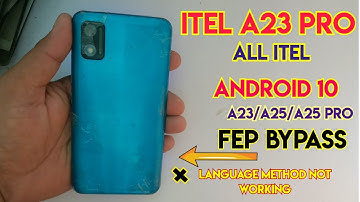 Itel A23 pro frp bypass 2025 | Itel Android 10 frp bypass  | Itel L5002 frp  unlock | A23 frp