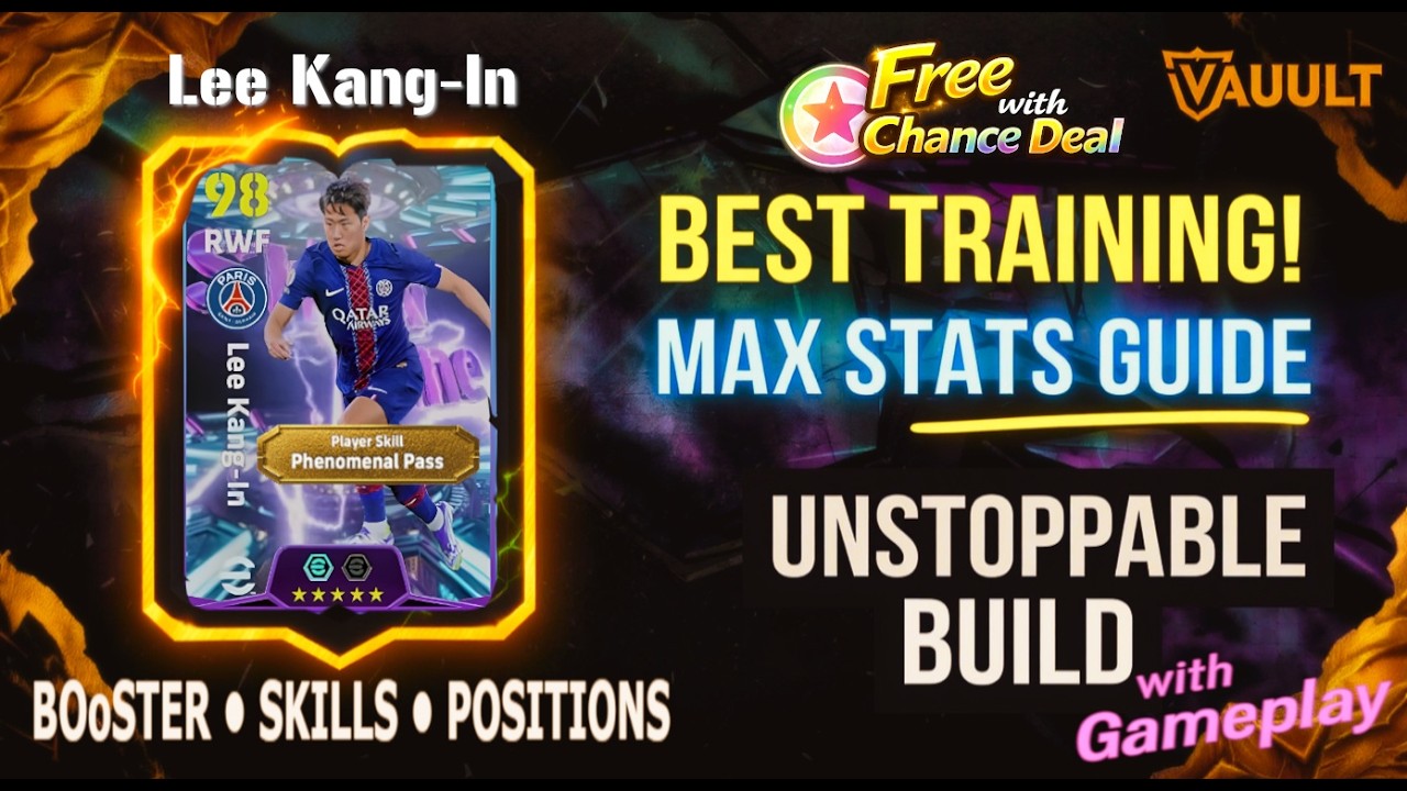 Lee Kang In Training Guide RWF Roaming Flank Phenomenal Pass Special Skill ShowTime Free Chance Deal