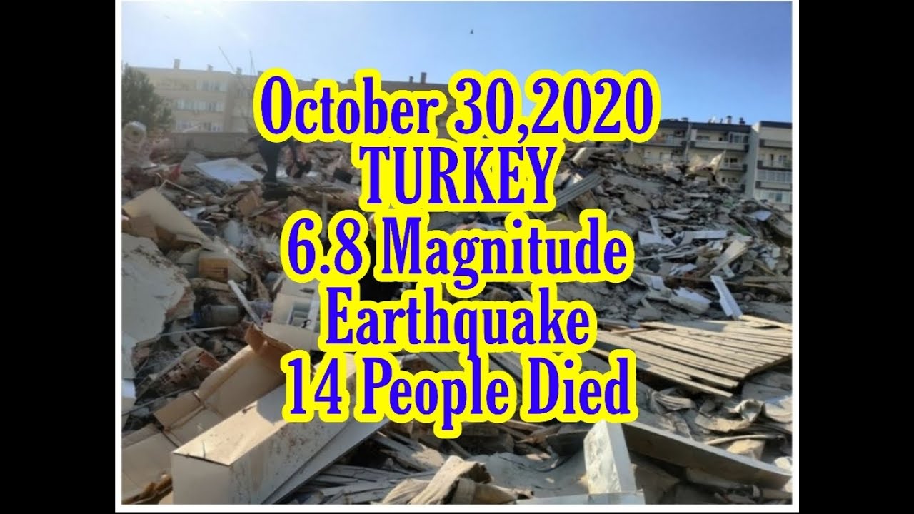 TURKEY GREAT EARTHQUAKE 6.8 MAGNITUDE