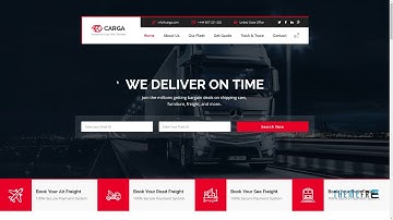 Carga - Transport and Cargo Responsive HTML Template