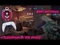 The BEST CONSOLE CHAMPION SETTINGS *PS5* - Rainbow Six Siege