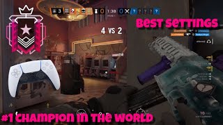 The BEST CONSOLE CHAMPION SETTINGS *PS5* - Rainbow Six Siege