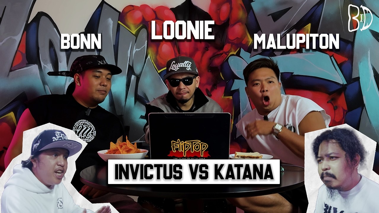 Watch LOONIE × MALUPITON x BONN | BREAK IT DOWN: Rap Battle Review E402 | INVICTUS VS KATANA on YouTube Watch LOONIE × MALUPITON x BONN | BREAK IT DOWN: Rap Battle Review E402 | INVICTUS VS KATANA on YouTube