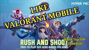 Valorant Mobile Clone HYPER FRONT | TOP 100 Rank Blast / Raze Gameplay | Valorant Mobile KW2