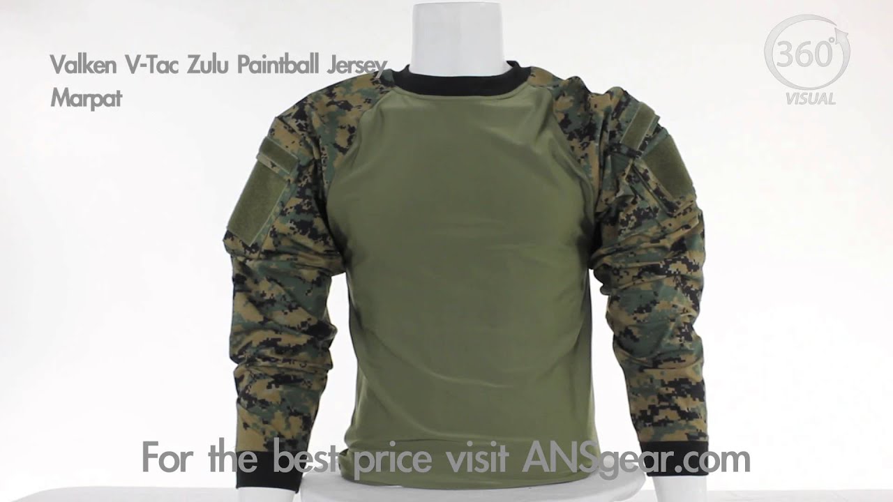 Maillot De Paintball Valken Agility V17 - Noir/Gris - Taille Jeunesse - Neuf