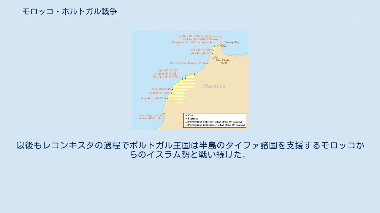 モロッコ ポルトガル戦争 Youtube