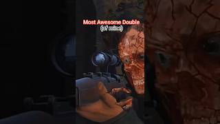 No Help Doublekill #shorts #sniperelite #gaming #sniping