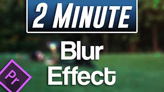 Easy Blur Effect Tutorial | Premiere Pro 2021 screenshot 1