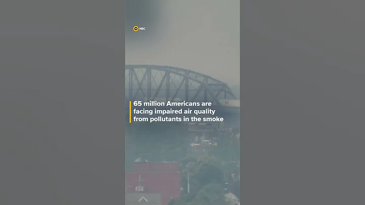 Massive wildfires in Canada have blanketed US skylines in smoke #Shorts