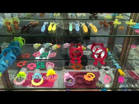 Video Máy ép nhựa Silicon , máy ép núm vú silicon - youtube