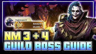 GUILD BOSS: GUIDE - NM3/NM4 Best Strategy - No Rage Boost, No Pyros ⁂ Watcher of Realms ⁂ G4G DAY 99