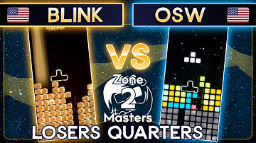 Zone Masters 2 - Blink Vs. OSW - Losers Quarters - Tetris Effect Connected Tournament