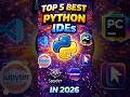 Top 5 Best Python IDEs in 2026 #python
