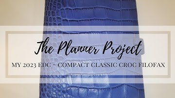 Preparing my EDC #Filofax #planner for 2023