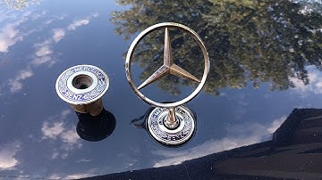 How to change mercedes hood ornament / emblem