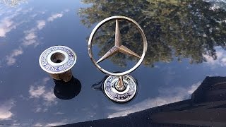 How to change mercedes hood emblem / sign