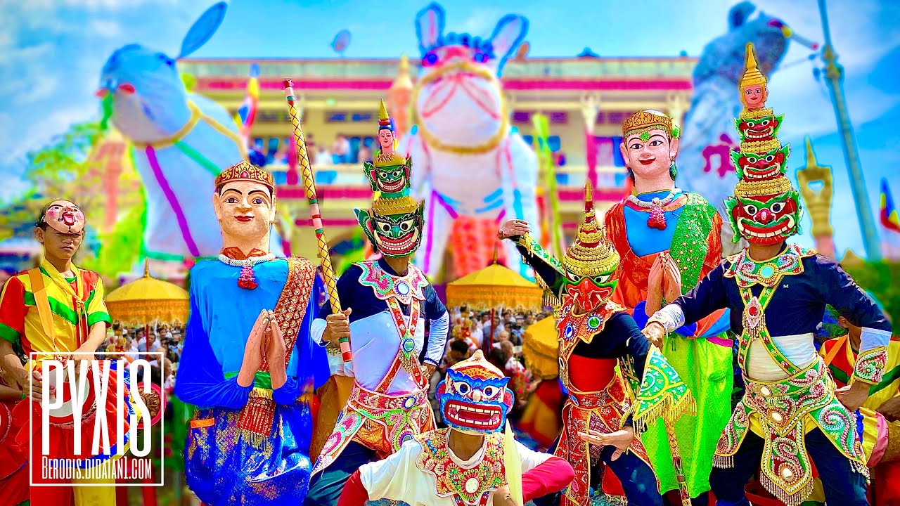 វត្តផ្នោសង្កែថ្មី - Chùa Mé Láng | Festival Khmer