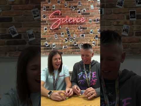 Chemistry bonds generations! 💙🔬 Watch as my brilliant daughter takes the lead!