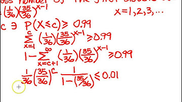 Geometric distribution -- Example 2