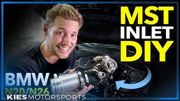 How to install the MST INTAKE INLET for the BMW F30 N20 | N26 (328, 320, 420, 428, etc.)