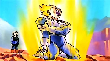 Who breaks Vegeta's arm?